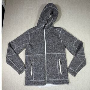Powder River Outfitters Men's Medium Black White Panhandle Zip Up Hooded Jacket